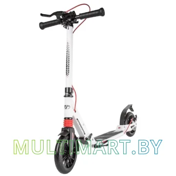 Самокат Tech Team City Scooter Disk Brake 2021 (белый/красный) картинка 2